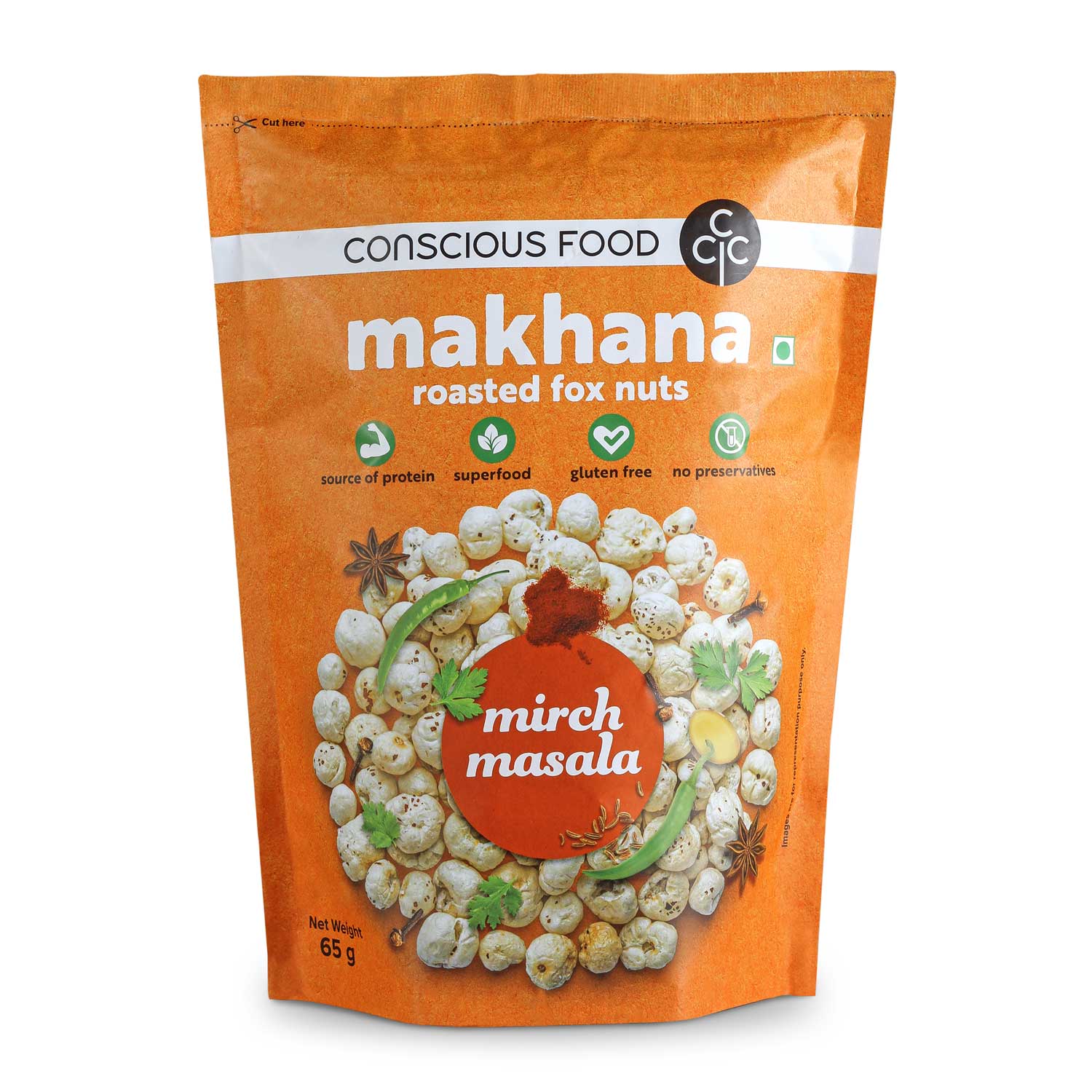 Conscious Food Mirch Masala Makhana
