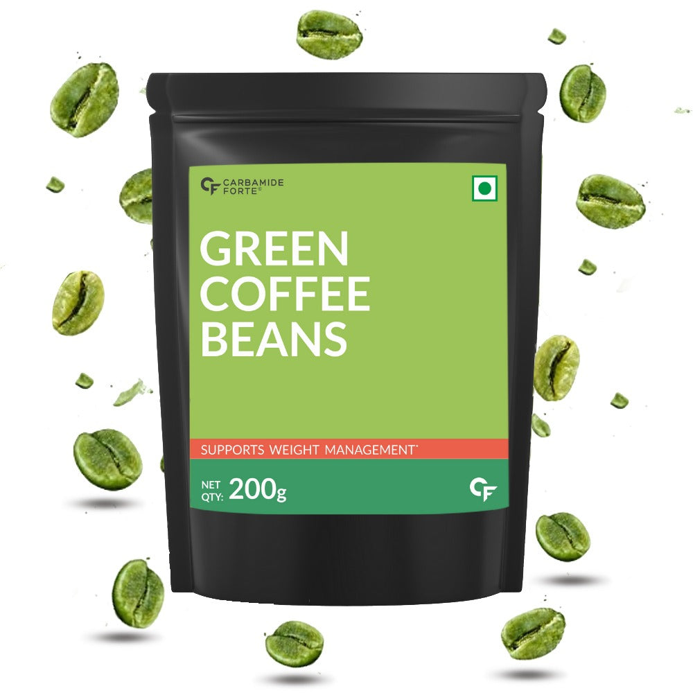 Mycf CF Green Coffee Beans - for Weight Loss with High CGA & High Caffeine | Unroasted Arabica Coffee Beans