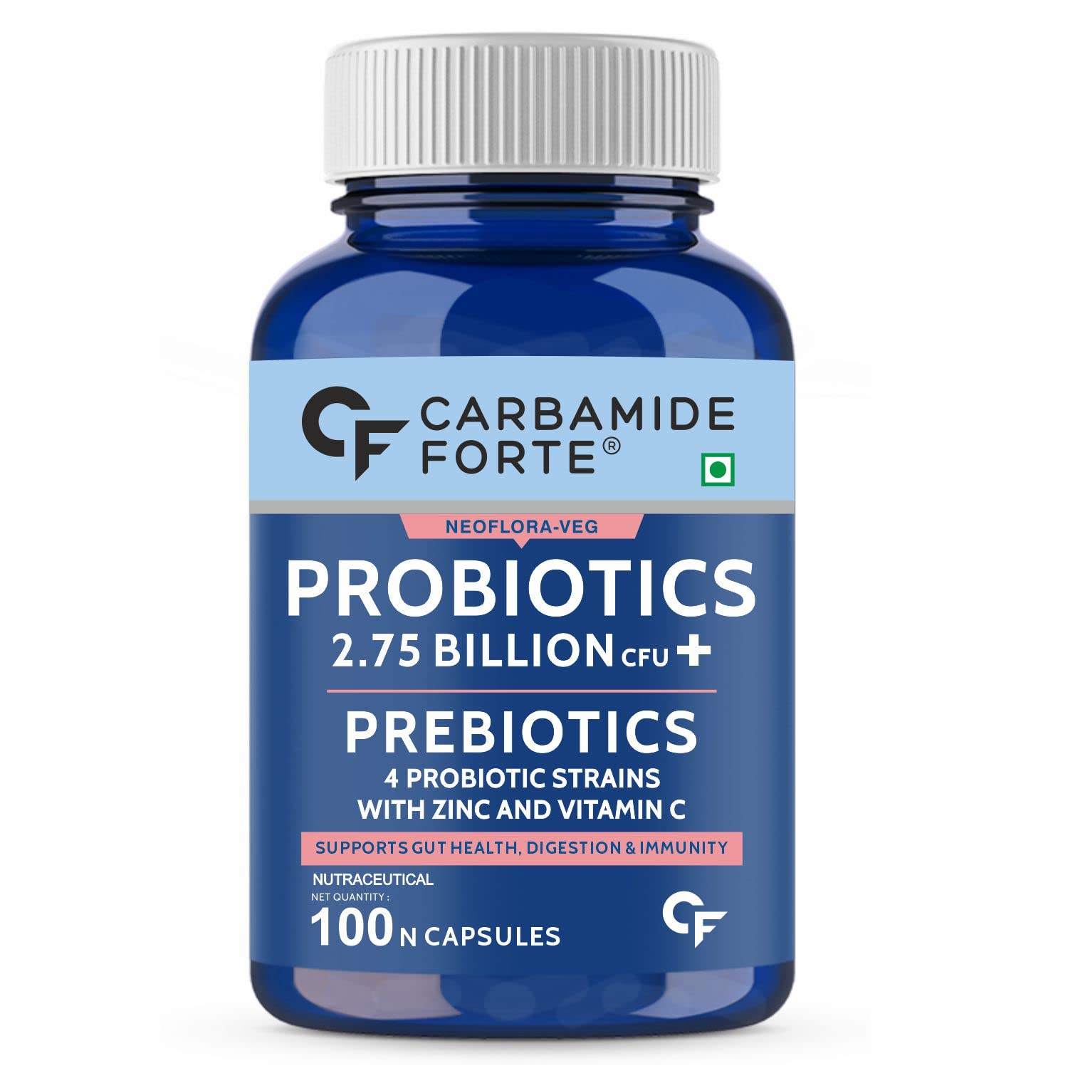 Mycf CF Probiotics Supplement 2.75 Billion with Prebiotics